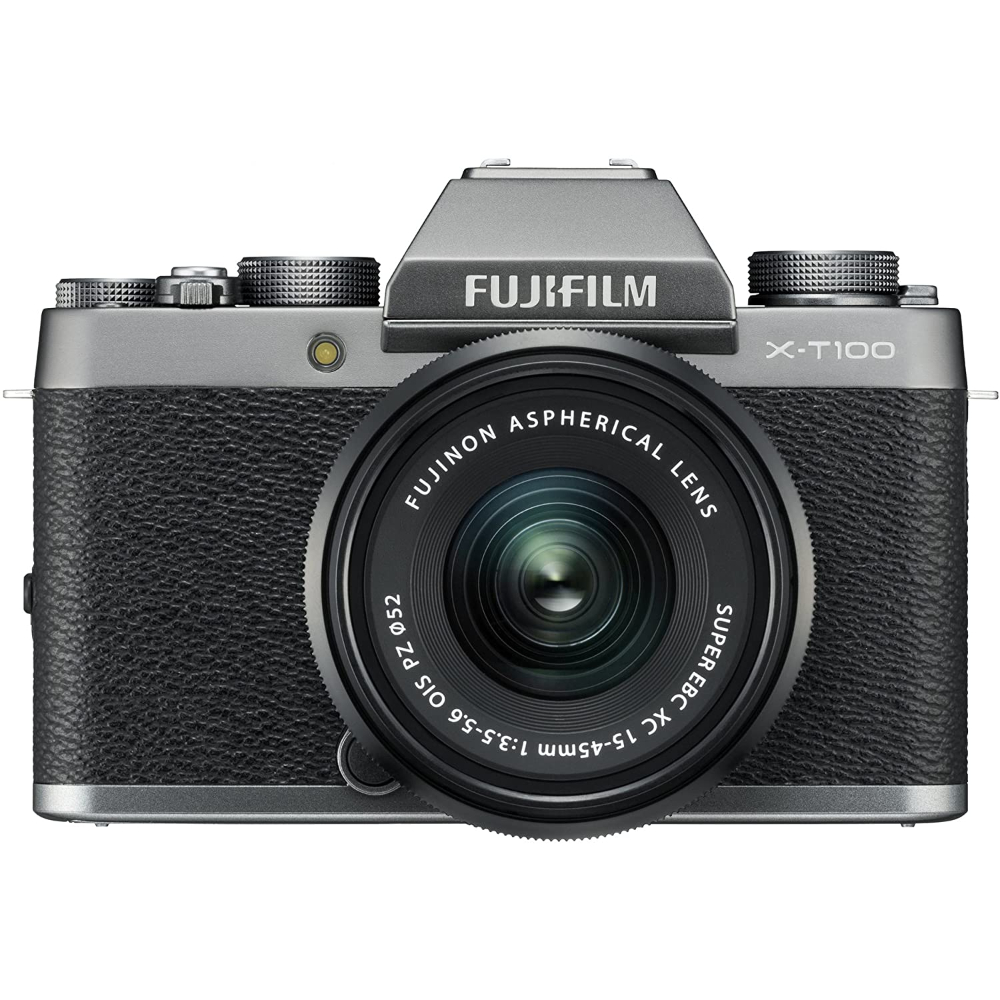 FujiFilm Digital Camera X-T100 /XC15-45 Silver, FUJ-T100KI